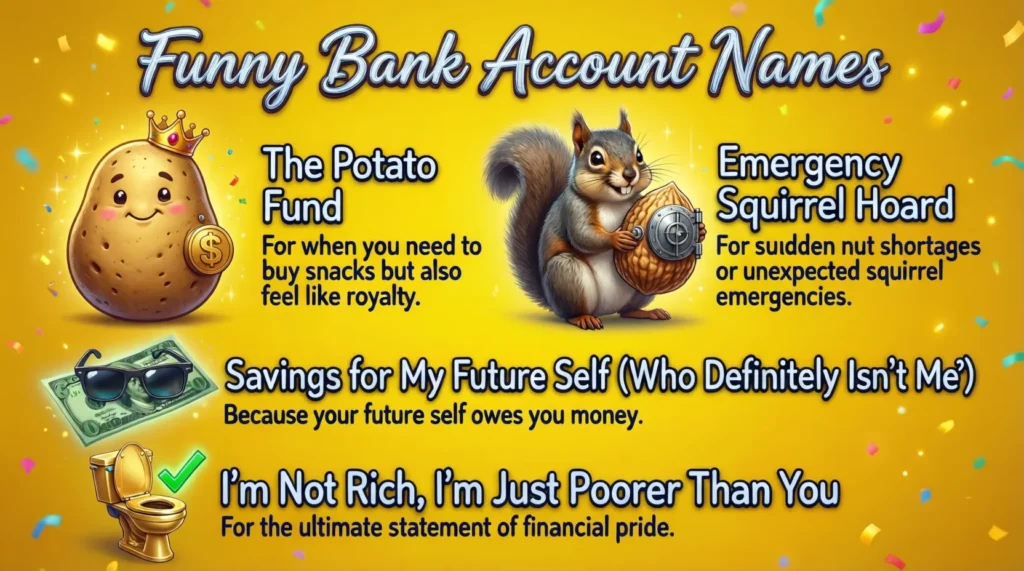 Funny Bank Account Names