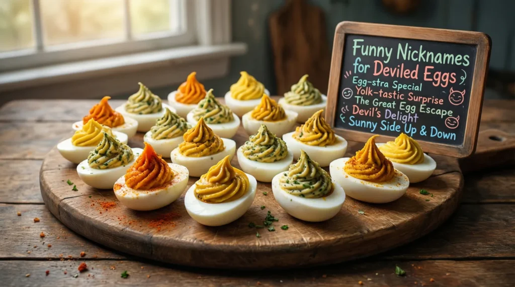 Funny Nicknames for Deviled Eggs