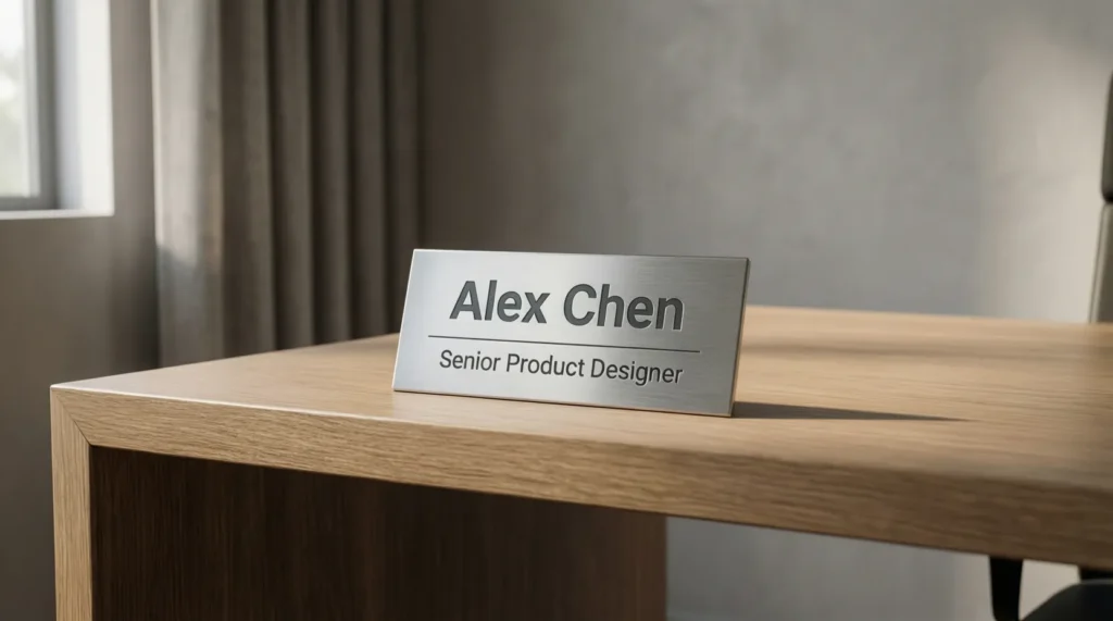 Home Office Name Plates