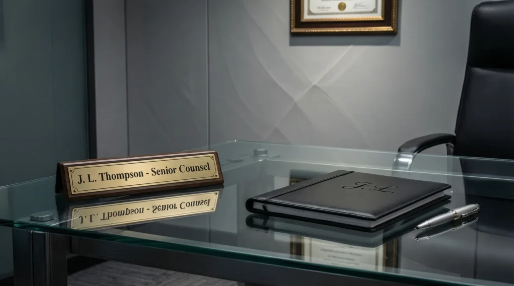 Lawyer & Professional Office Plates