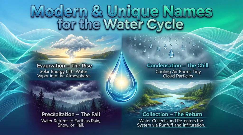 Modern & Unique Names for the Water Cycle