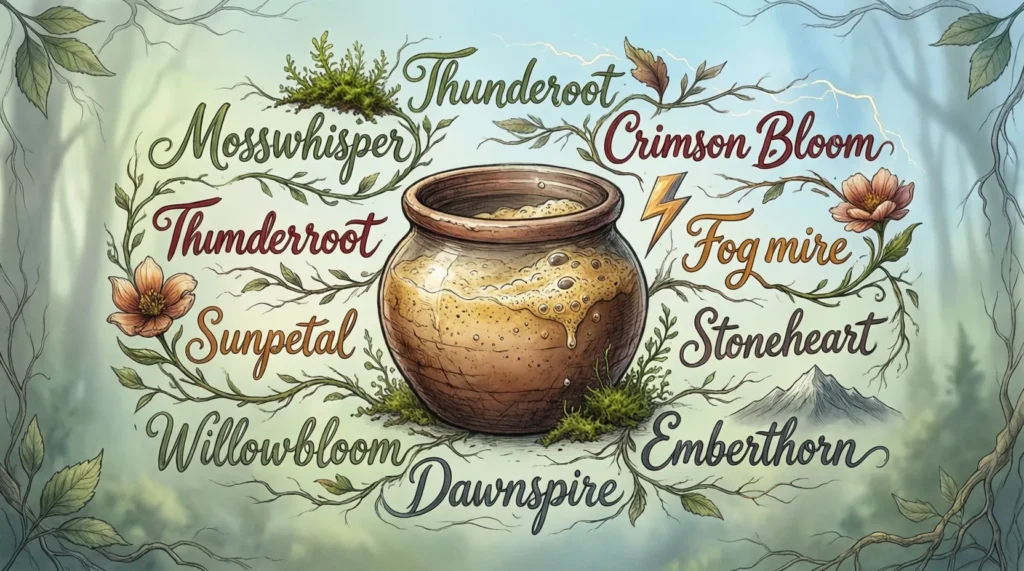 Nature-Inspired Sourdough Starter Names