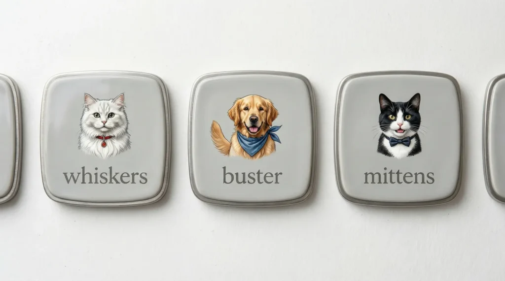 Pet-Inspired Name plates Nicknames