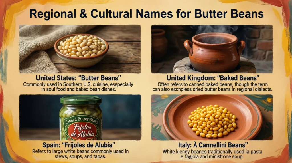 Regional & Cultural Names for Butter Beans