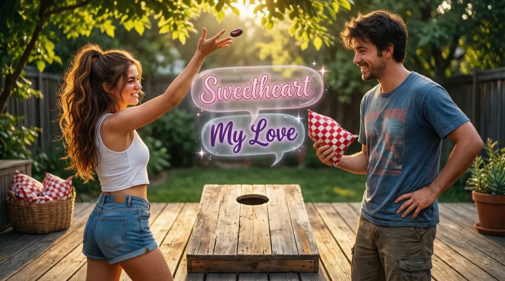 Romantic Cornhole Nicknames