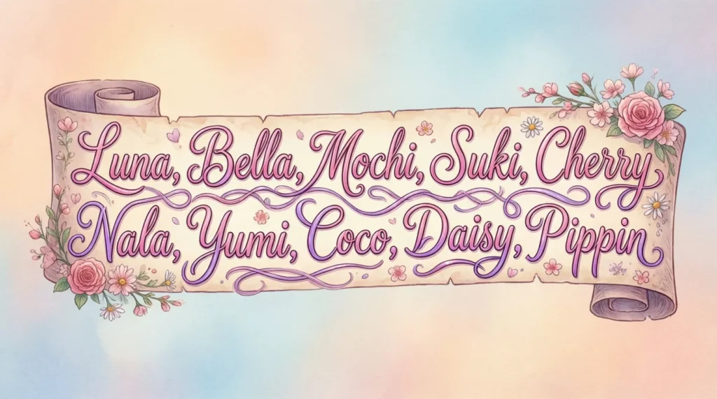 Romantic Female Cat Names