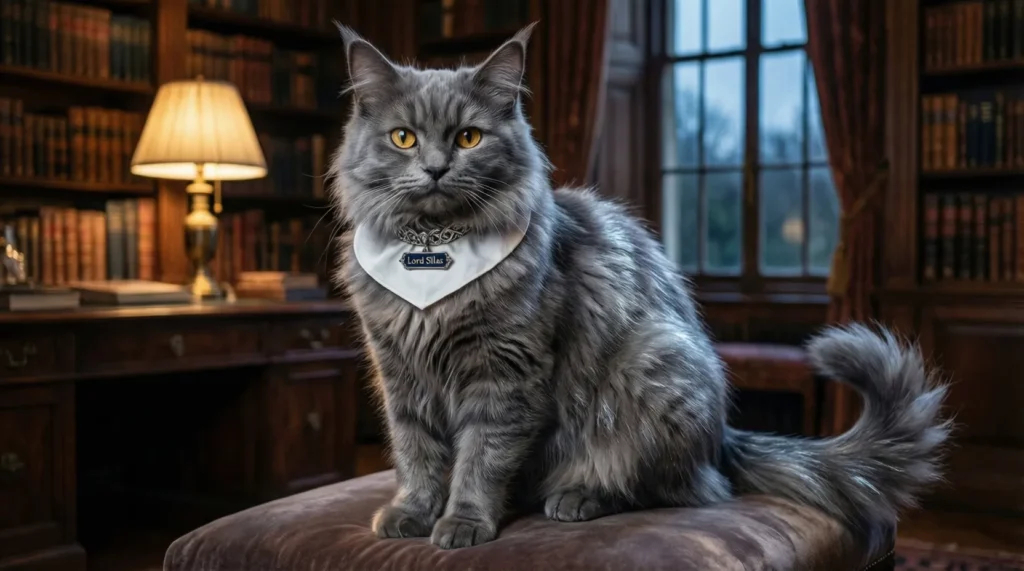 Royal & Elegant Grey Cat Names