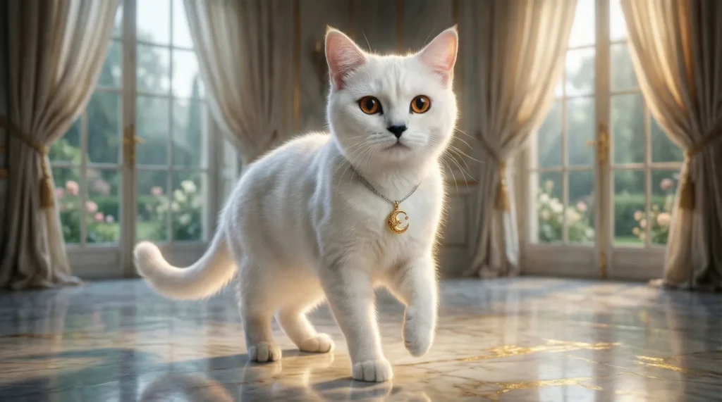 Royal & Elegant White Cat Names
