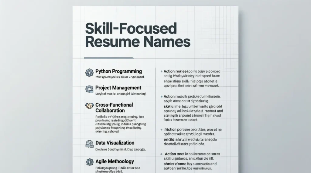 Skill-Focused Resume Names
