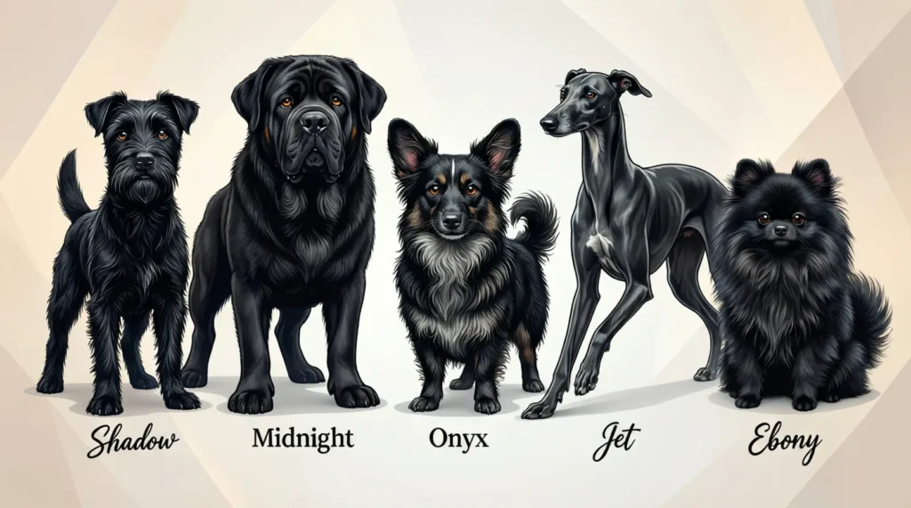 Unique Names for Black Dogs