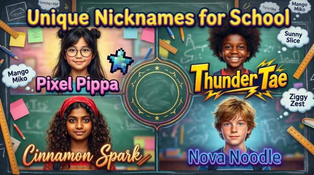 Unique Nicknames for School