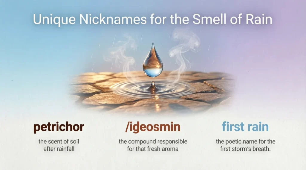 Unique Nicknames for the Smell of Rain