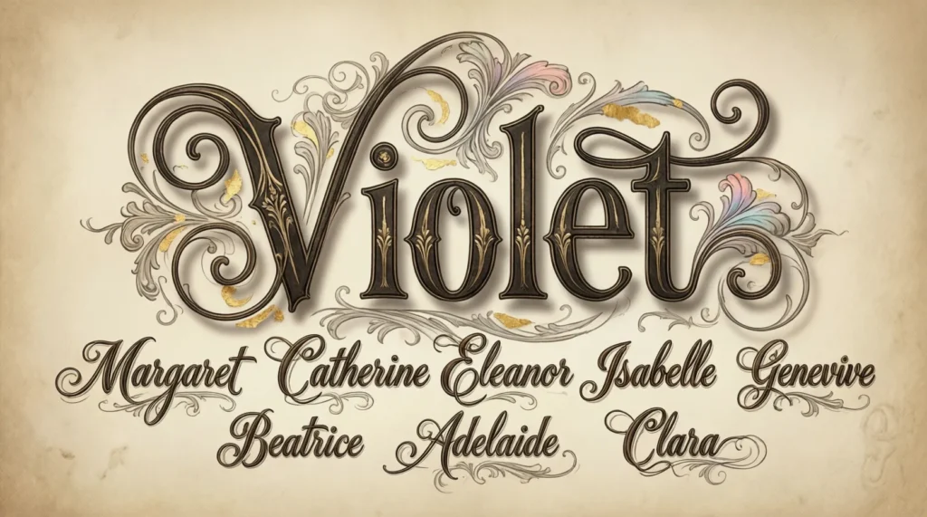 Vintage Middle Names for Violet