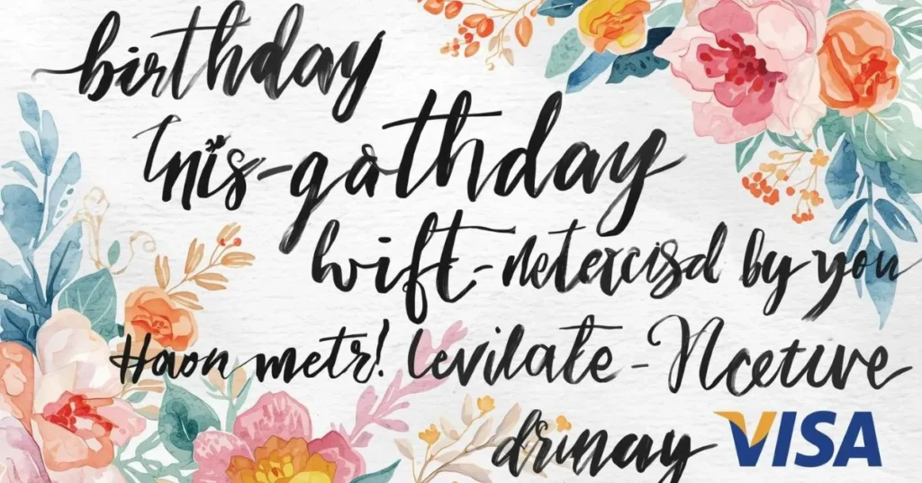 Birthday Visa Gift Card Nicknames