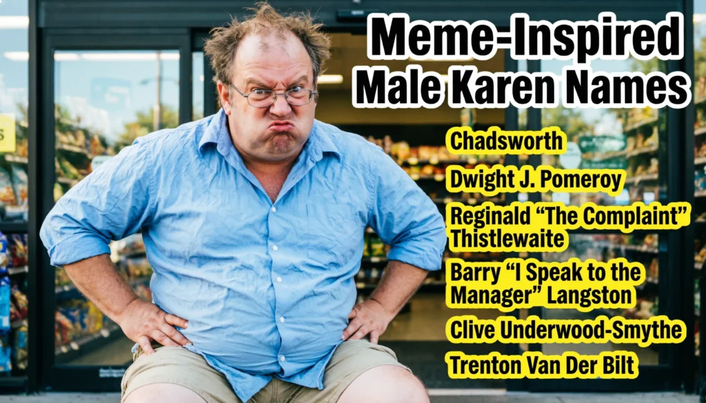 Meme-Inspired Male Karen Names