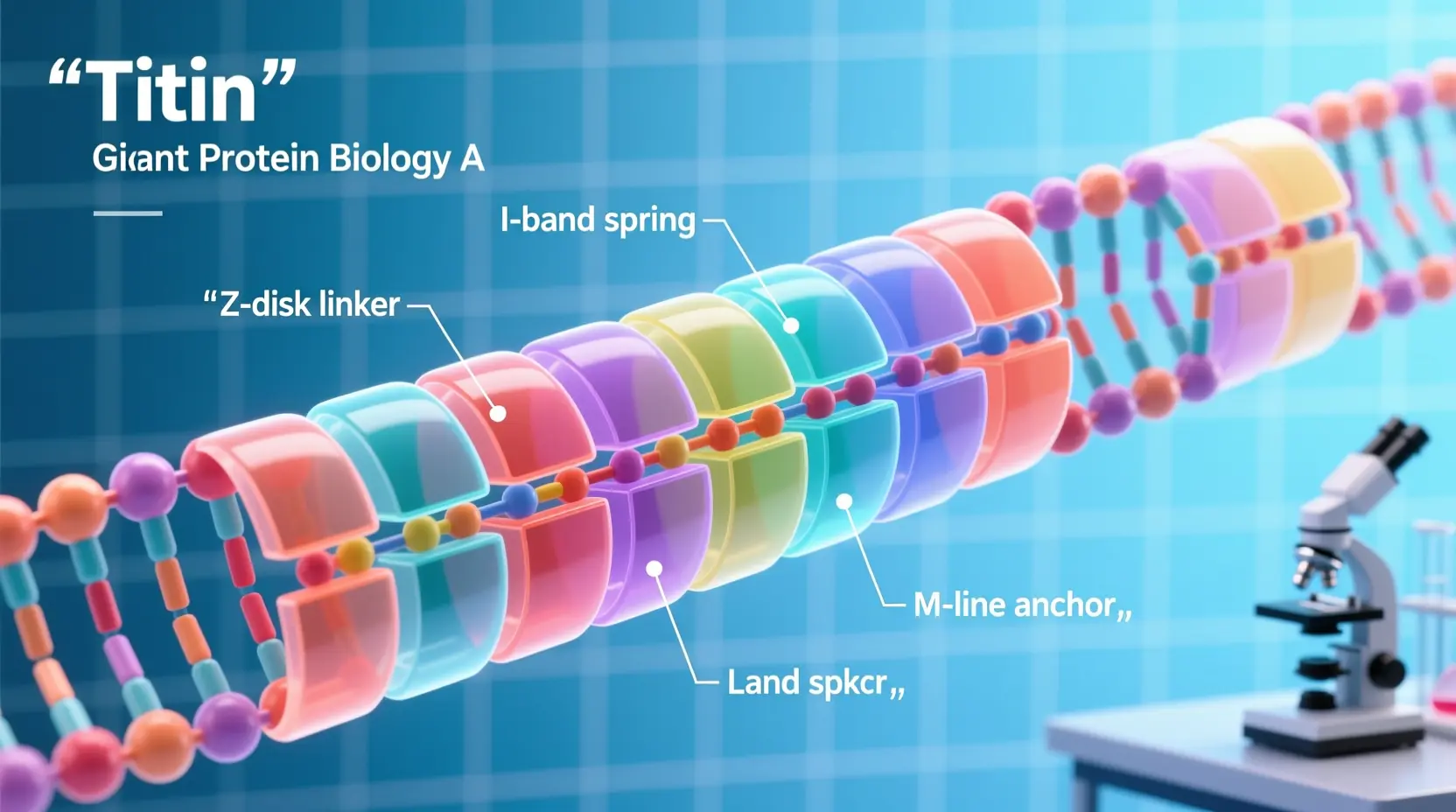Chemical Nicknames for Protein Titin
