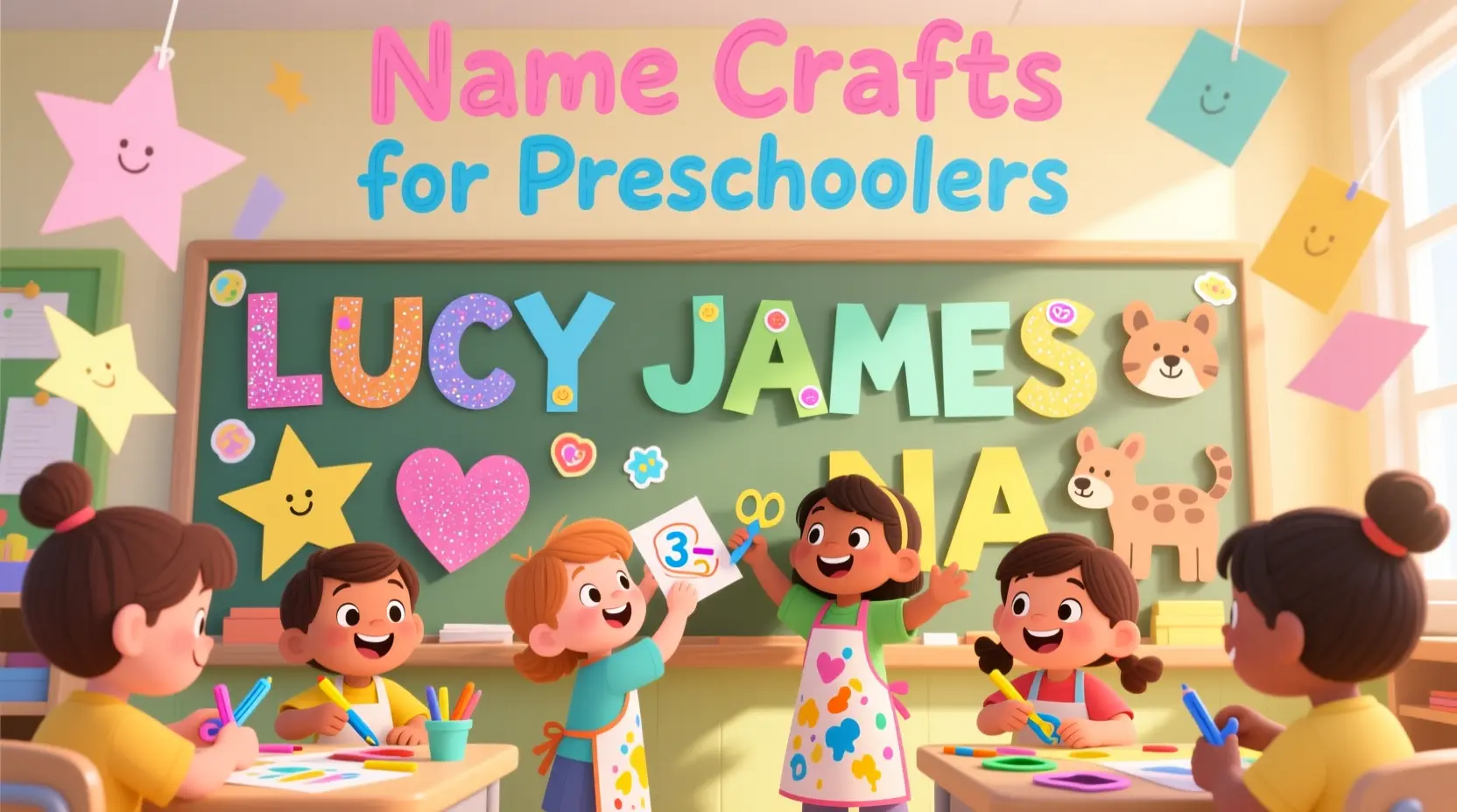 Name Crafts for Preschoolers