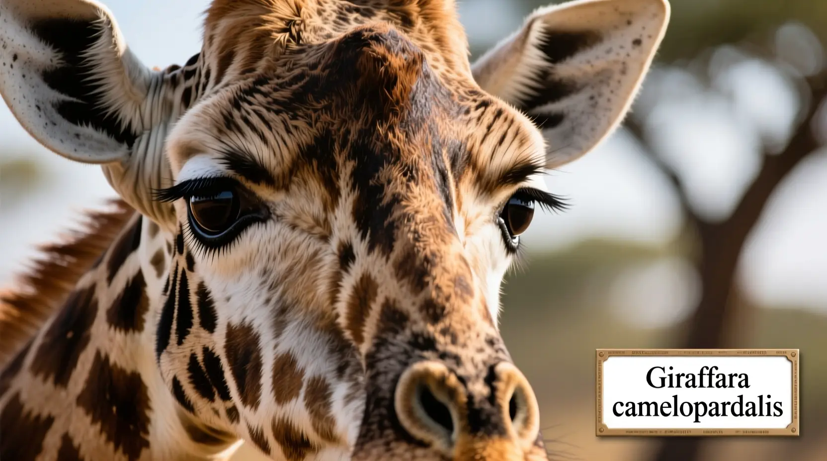 Scientific Name for Giraffe