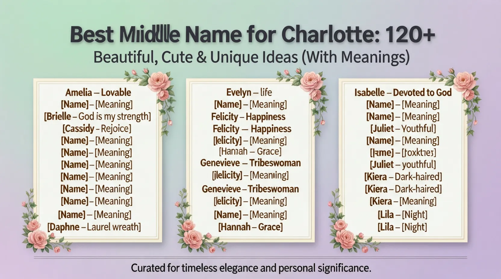 Name for Charlotte
