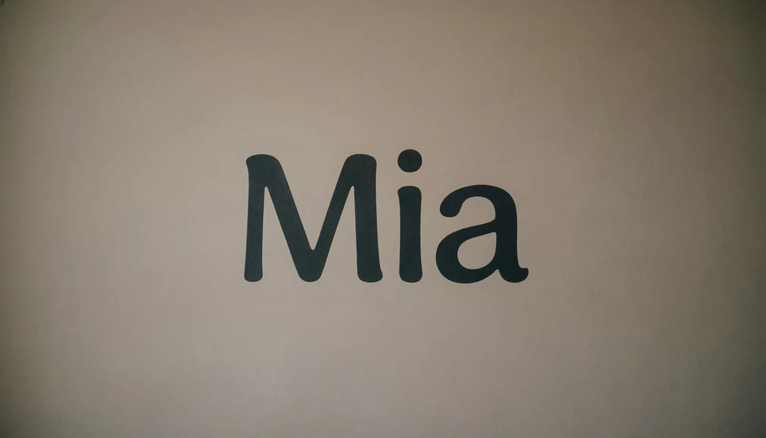 Short Name for Mia